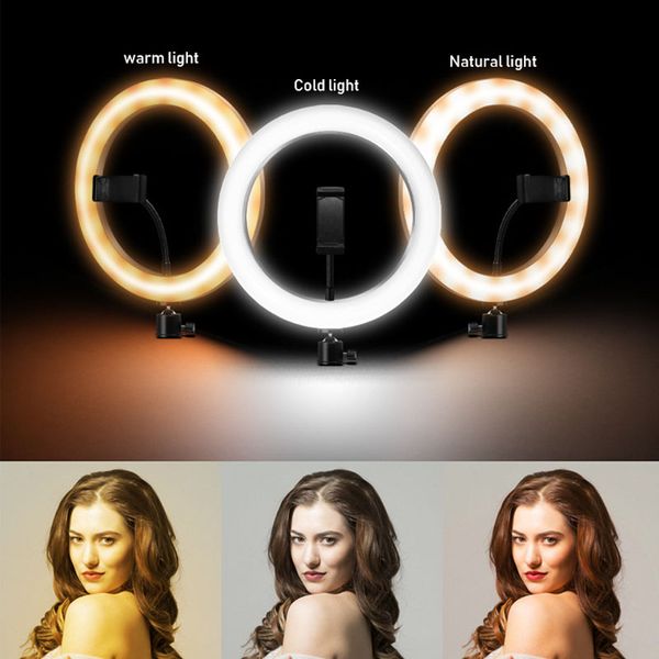 10 inch smart phone holder pgraphy lighting 3200-5600k dimmable led rgb video ring light selfie vlog youtube live streaming
10 inch smart phone holder pgraphy lighting 3200-5600k dimmable led rgb video ring light selfie vlog youtube live streaming