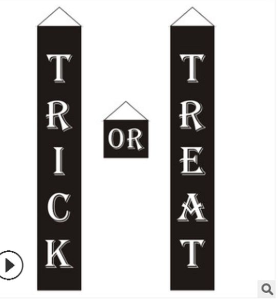 black background hallow's couplet door curtain, banner hanging cloth curtain, 200 * 30cm
black background hallow's couplet door curtain, banner hanging cloth curtain, 200 * 30cm