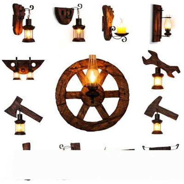 new retro industrial wall lamp bar coffee restaurant american nostalgia corridor wall decoration creative personality solid wood lamps
new retro industrial wall lamp bar coffee restaurant american nostalgia corridor wall decoration creative personality solid wood lamps