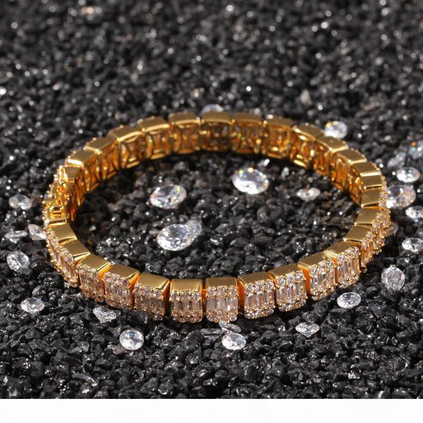 18k gold silver black gold cz iced out zircon tennis bracelet for hip hop women men single row rhinestone jewelry gifts, Golden;silver
18k gold silver black gold cz iced out zircon tennis bracelet for hip hop women men single row rhinestone jewelry gifts, Golden;silver