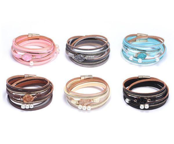 in stocklady's oval gravel bracelet fashion magnetic buckle multi - layer bracelet personalized heart charm bracelet, Golden;silver
in stocklady's oval gravel bracelet fashion magnetic buckle multi - layer bracelet personalized heart charm bracelet, Golden;silver