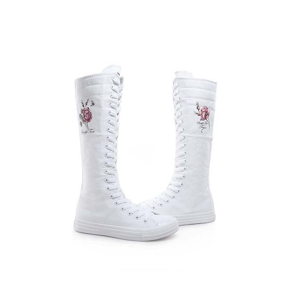 dance show женщины boots black white high canvas boots роза дизайн цветок печати вскользь зашнуровать высокие кроссовки женская обувь осень
dance show женщины boots black white high canvas boots роза дизайн цветок печати вскользь зашнуровать высокие кроссовки женская обувь осень