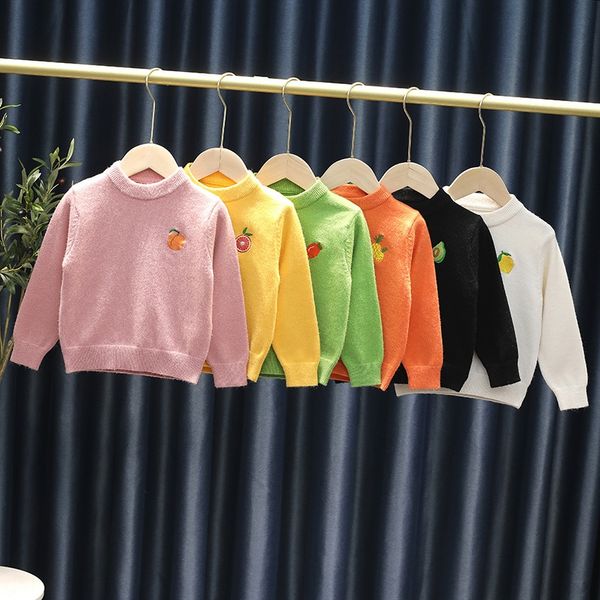 aaptg 2020 children's korean solid color base shirt men's and women's children's wear round fruit embroidered sweater ne, Blue
aaptg 2020 children's korean solid color base shirt men's and women's children's wear round fruit embroidered sweater ne, Blue