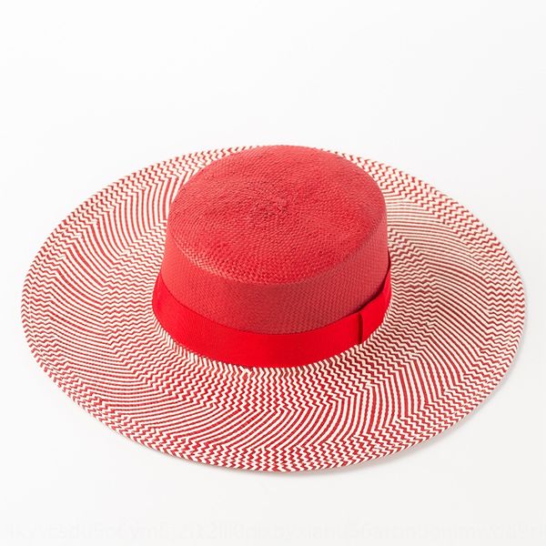 color matching striped cap straw cap bowknot papyrus flat hat sunshade beach big eaves flat straw hat, Blue;gray
color matching striped cap straw cap bowknot papyrus flat hat sunshade beach big eaves flat straw hat, Blue;gray