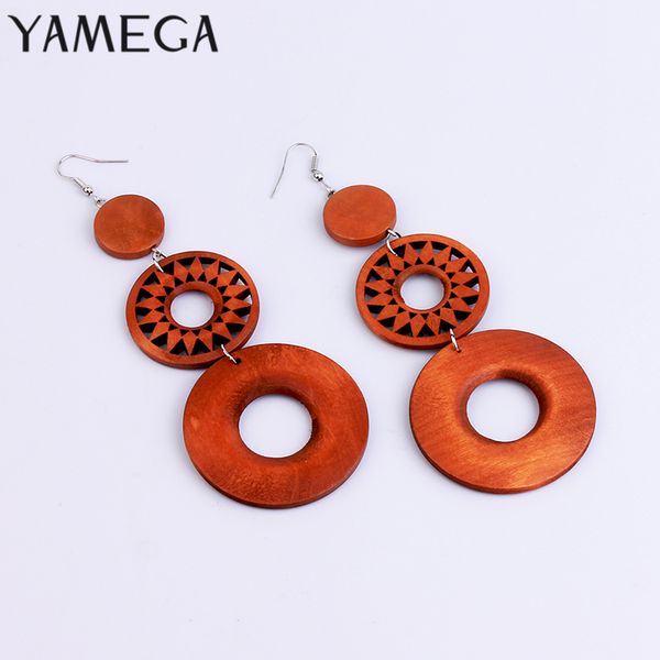 yamega natural wooden earrings dangle brown statement hoops long drop african earrings for women lady girls boho jewelry gifts, Silver
yamega natural wooden earrings dangle brown statement hoops long drop african earrings for women lady girls boho jewelry gifts, Silver