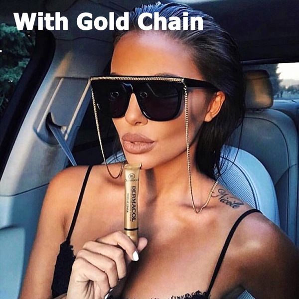 jackjad 2020 fashion women vintage square style sunglasses with gold chain classic brand design sun glasses 97598, White;black
jackjad 2020 fashion women vintage square style sunglasses with gold chain classic brand design sun glasses 97598, White;black
