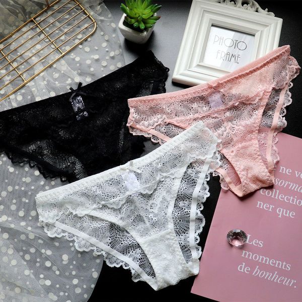 missnanda girls underwear transparent transparent lace ladies low waist underwear cotton stall size, Black;pink
missnanda girls underwear transparent transparent lace ladies low waist underwear cotton stall size, Black;pink