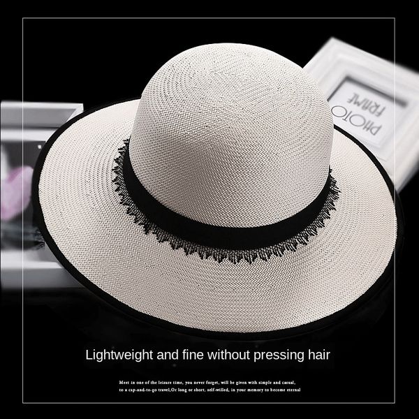 linglong clothing sun straw sun women's fashion lace decorative high-end straw hat sunshade hat, Blue;gray
linglong clothing sun straw sun women's fashion lace decorative high-end straw hat sunshade hat, Blue;gray