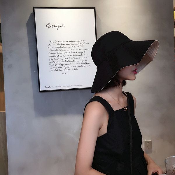 autumn women's double-sided fisherman fisherman sun hat summer art korean style all-match hipster harajuku sunshade sun hat, Blue;gray
autumn women's double-sided fisherman fisherman sun hat summer art korean style all-match hipster harajuku sunshade sun hat, Blue;gray