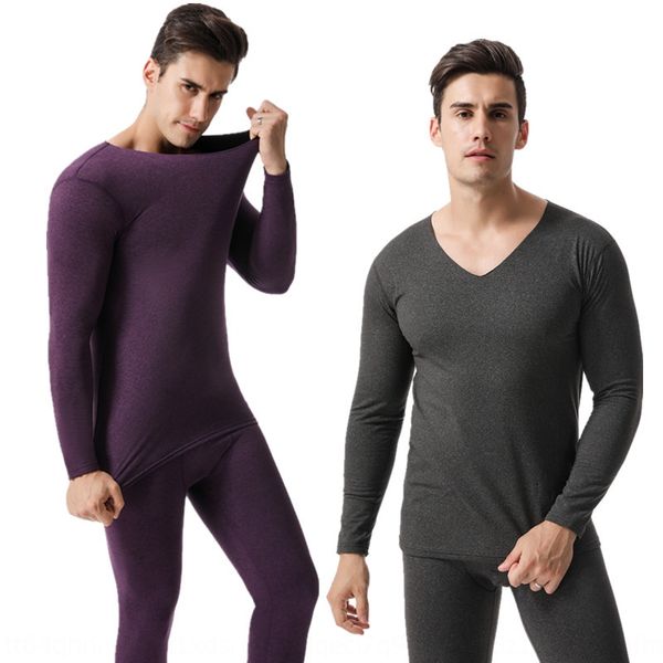 komjn new seamless underwear v-neck warm suit pants suit men's thermal underwear set autumn clothes autumn pants set thin velvet heatin, Black;brown
komjn new seamless underwear v-neck warm suit pants suit men's thermal underwear set autumn clothes autumn pants set thin velvet heatin, Black;brown