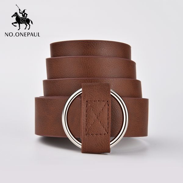 no.onepaul women's belt dress designed by the new fashion designer round hole without retro buckle women waist the leather belts, Black;brown
no.onepaul women's belt dress designed by the new fashion designer round hole without retro buckle women waist the leather belts, Black;brown