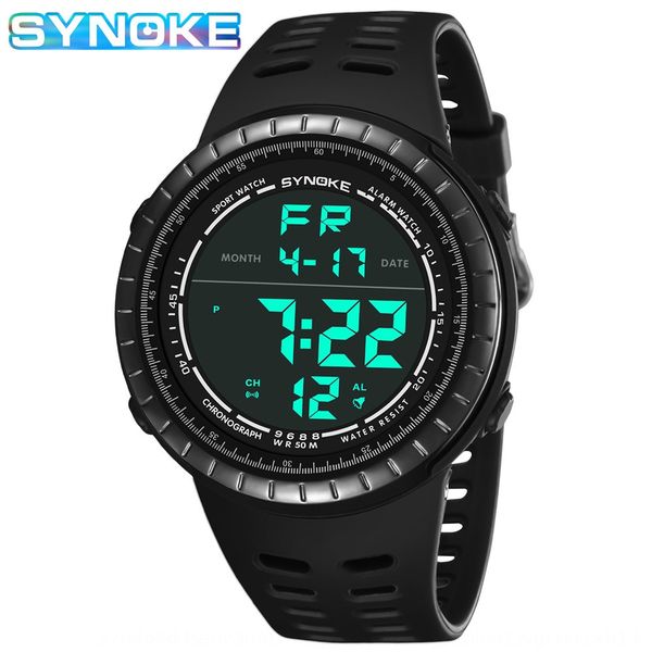 czae9 new outdoor fashion luminous sports electronic watch student simple large dial electronic watch anti-seismic electron electron and ant, Blue 
czae9 new outdoor fashion luminous sports electronic watch student simple large dial electronic watch anti-seismic electron electron and ant, Blue