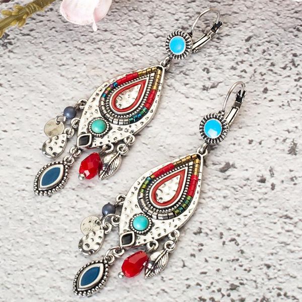 water drop earrings red acrylic beads wedding engagement fashion statement dangle earrings for women jewelry, Silver
water drop earrings red acrylic beads wedding engagement fashion statement dangle earrings for women jewelry, Silver