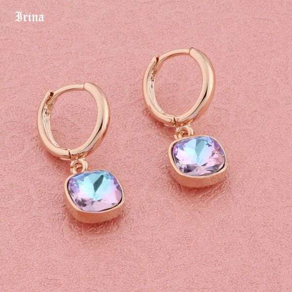 dangle & chandelier fashion trendy colorful square crystal 8*8mm drop earrings 585 rose gold color for women wedding party, Silver
dangle & chandelier fashion trendy colorful square crystal 8*8mm drop earrings 585 rose gold color for women wedding party, Silver