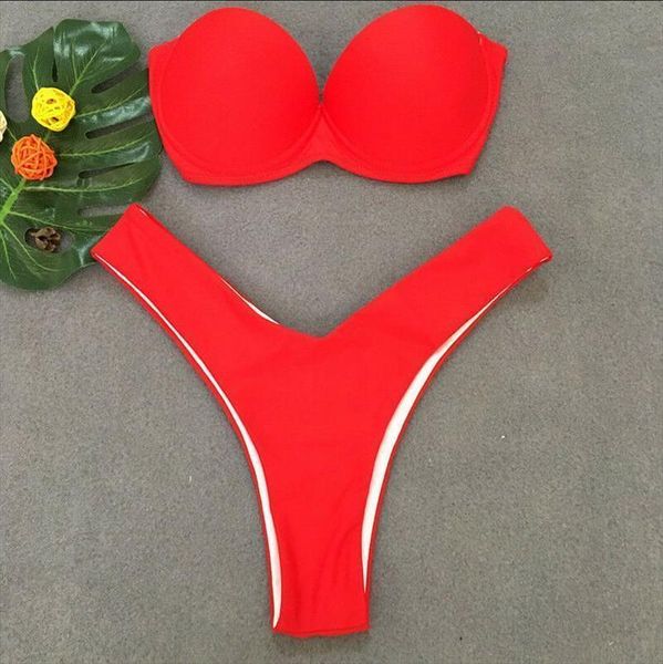 women padded bra bikini set swimsuit bandage solid leopard 2pcs push up ladies triangle swimwear bathing suit beach tankini, White;black
women padded bra bikini set swimsuit bandage solid leopard 2pcs push up ladies triangle swimwear bathing suit beach tankini, White;black