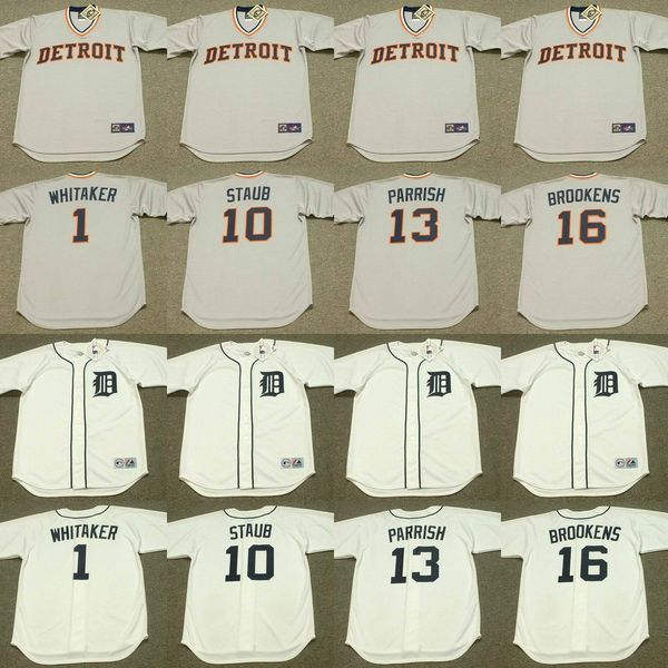 detroit 10 rusty staub 13 lance parrish 1 lou whitaker 16 tom brookens baseball jersey stitched, Black
detroit 10 rusty staub 13 lance parrish 1 lou whitaker 16 tom brookens baseball jersey stitched, Black