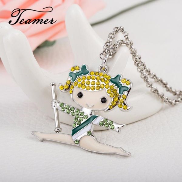 teamer gymnastics girl pendant necklaces link chain cute sports necklace gifts for friends gymnast girl pendant jewelry, Silver
teamer gymnastics girl pendant necklaces link chain cute sports necklace gifts for friends gymnast girl pendant jewelry, Silver
