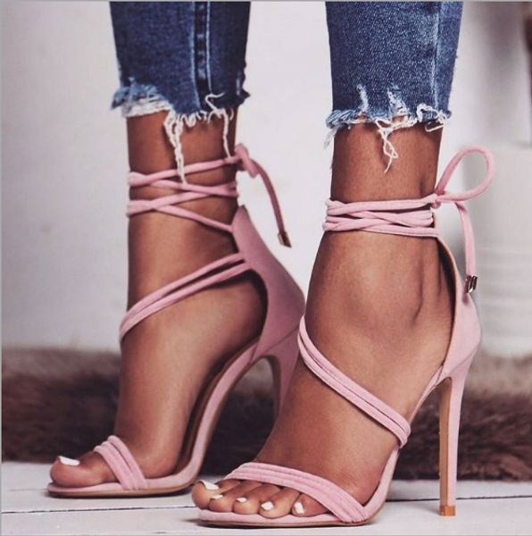 sandals straps high heels velvet shoes suit female beige large size lace up sandals for women's fashion ladies heeled sexy, Black
sandals straps high heels velvet shoes suit female beige large size lace up sandals for women's fashion ladies heeled sexy, Black