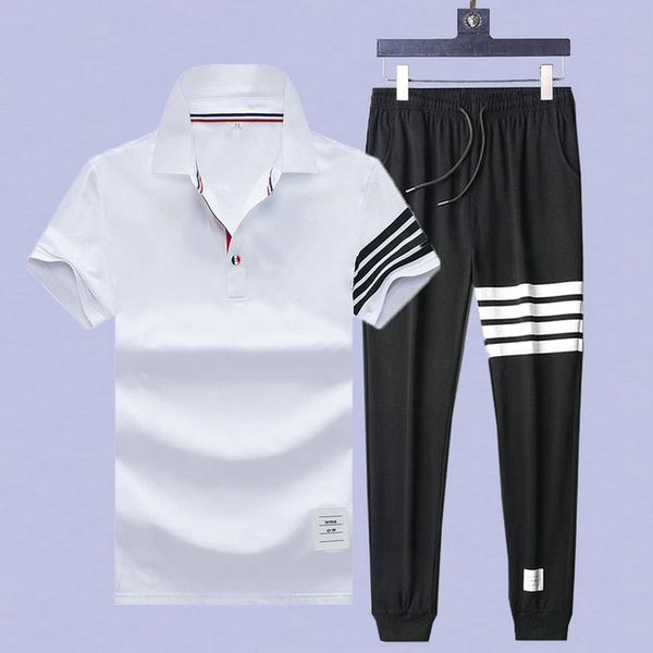 2020 new mens designer tracksuits fashion polo shirts casual short long pants teenager sports suits -3xl, Gray 
2020 new mens designer tracksuits fashion polo shirts casual short long pants teenager sports suits -3xl, Gray