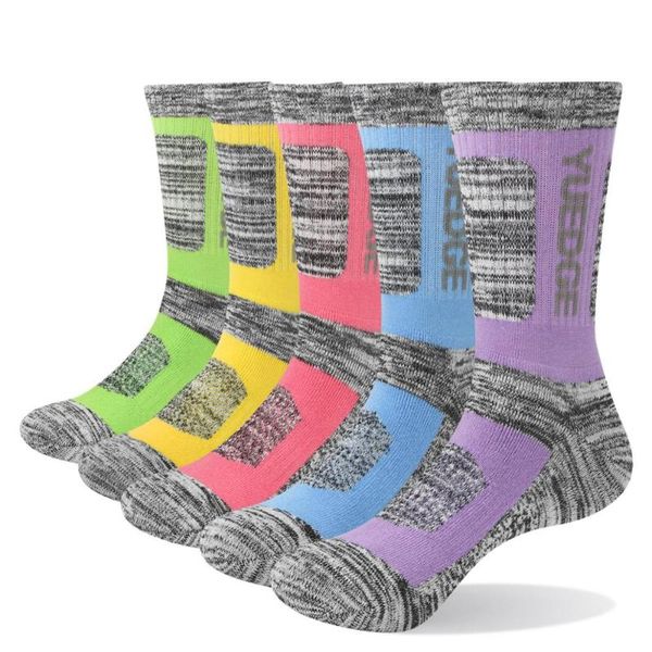 yuedge brand women's cushion combed cotton crew socks trekking hiking socks women(5 pairs/pack), Black
yuedge brand women's cushion combed cotton crew socks trekking hiking socks women(5 pairs/pack), Black