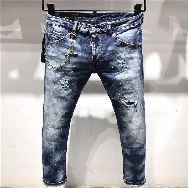 52.2020 high-quality men's jeans, distressed jeans, rock skinny, slim, holed stripes, fashion embroidered denim pants, Black;green
52.2020 high-quality men's jeans, distressed jeans, rock skinny, slim, holed stripes, fashion embroidered denim pants, Black;green