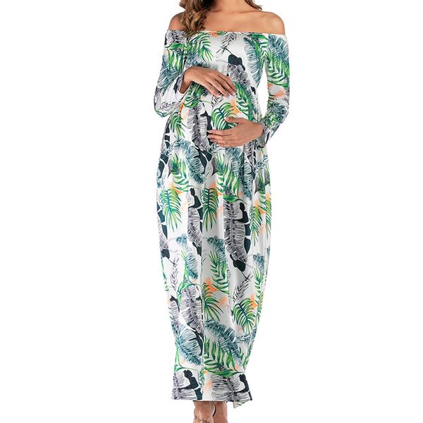 maternity dress women floral print mama dress maternity clothing long skirt pregnant casual clothes, White
maternity dress women floral print mama dress maternity clothing long skirt pregnant casual clothes, White