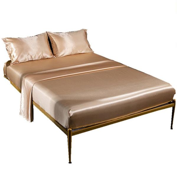 solid color bedding sets ice silk bed cover set 4pcs bed set twin double quilt cover bed ( no filling
solid color bedding sets ice silk bed cover set 4pcs bed set twin double quilt cover bed ( no filling