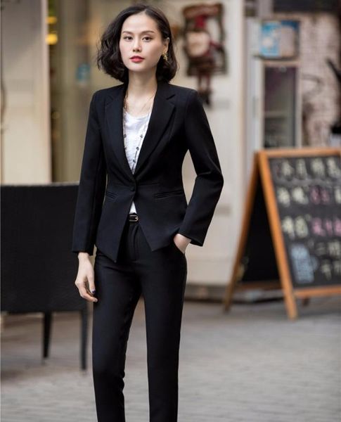 ladies pant suits fashion 2 piece set brazers elegant womens business suits office uniform slim fit female trouser suit w93, White
ladies pant suits fashion 2 piece set brazers elegant womens business suits office uniform slim fit female trouser suit w93, White