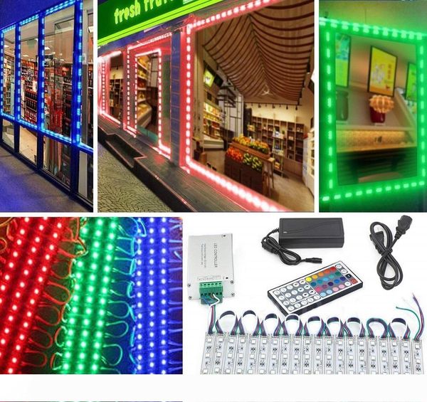 led modules lights 5630 5050 rgb brightest storefront window led light + remote control + power supply multi christmas lights
led modules lights 5630 5050 rgb brightest storefront window led light + remote control + power supply multi christmas lights