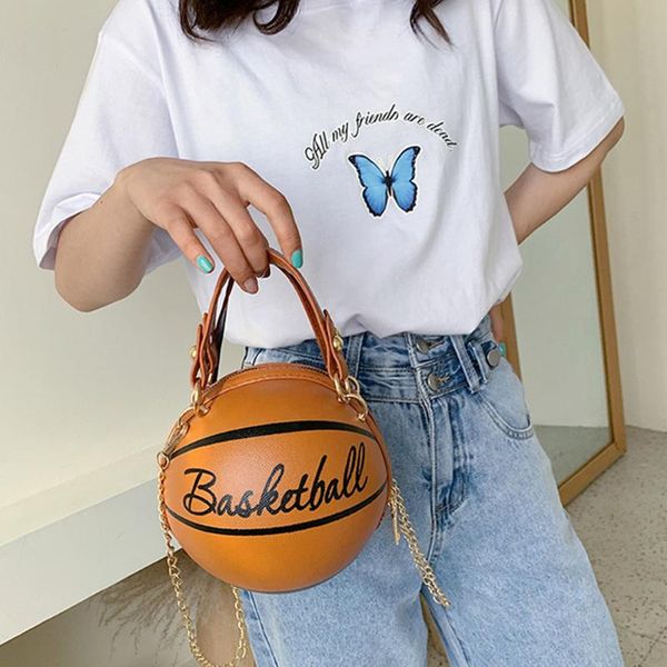 women handle basketball style shoulder bag party fashion chain handbag accessory shopping dating casual round pu leather
women handle basketball style shoulder bag party fashion chain handbag accessory shopping dating casual round pu leather