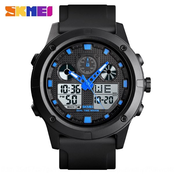 skmei new fashion dual display sports waterproof men large dial electronic watch electronic watch skmei, Blue
skmei new fashion dual display sports waterproof men large dial electronic watch electronic watch skmei, Blue
