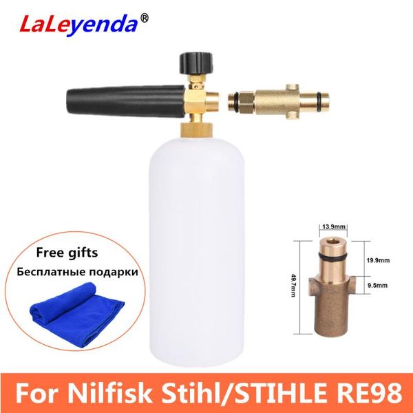 laleyenda 1l snow foam cleaner for nilfisk c125.3/c 135/110 stihle pressure washer car sprayer soap foamer lance+gift wash towel
laleyenda 1l snow foam cleaner for nilfisk c125.3/c 135/110 stihle pressure washer car sprayer soap foamer lance+gift wash towel