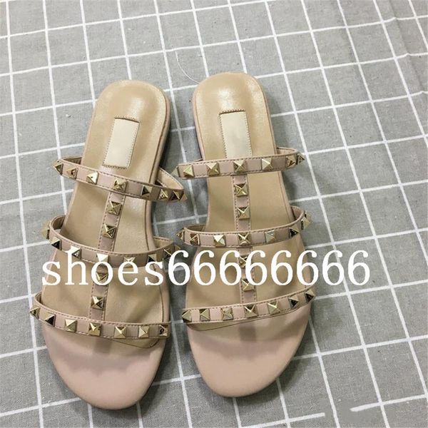 designer luxury women slippers new arrival rivets style fashion style classic quality sandal fdzhlzj, Black
designer luxury women slippers new arrival rivets style fashion style classic quality sandal fdzhlzj, Black