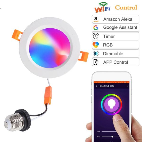 led ceiling downlight dimmable residential embedded led light e26 wifi smart lighting
led ceiling downlight dimmable residential embedded led light e26 wifi smart lighting