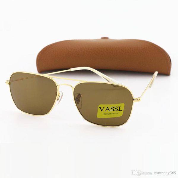 new fashion sunglasses for man woman vassl eyewear sun glasses gold frame brown uv400 lenses brown box and cases, White;black
new fashion sunglasses for man woman vassl eyewear sun glasses gold frame brown uv400 lenses brown box and cases, White;black