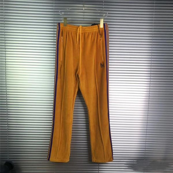 2020 new orange needles sweatpants men women blue butterfly embroidery logo awge pants needles pants, Black
2020 new orange needles sweatpants men women blue butterfly embroidery logo awge pants needles pants, Black
