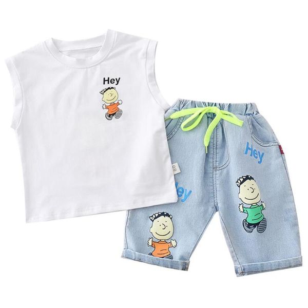 2pcs младенца костюм мода дети мальчиков комплект одежды случайные футболки джинсовые брюки детские костюмы детская одежда джинсы мальчика, White
2pcs младенца костюм мода дети мальчиков комплект одежды случайные футболки джинсовые брюки детские костюмы детская одежда джинсы мальчика, White