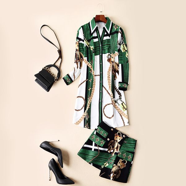 designer runway 2pcs sets women 2020 spring summer fashion animal print long shirt+mini skirt suit sets, White
designer runway 2pcs sets women 2020 spring summer fashion animal print long shirt+mini skirt suit sets, White