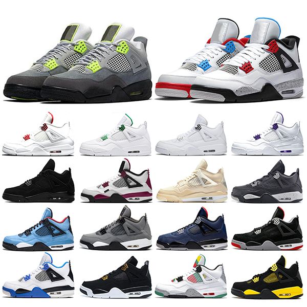 mens basketball shoes jumpman 4 4s neon bred sail black cat what the rasta trainers sneakers sports runners online sale
mens basketball shoes jumpman 4 4s neon bred sail black cat what the rasta trainers sneakers sports runners online sale