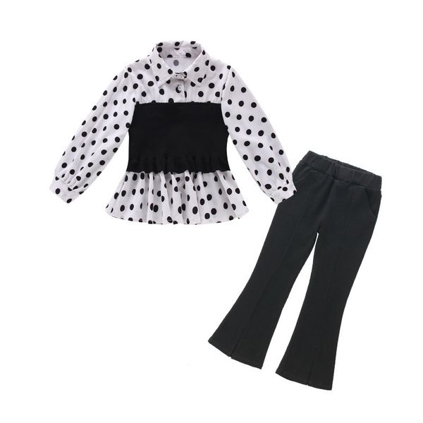 clothing sets keelorn 2021 kids girls fashion suits teenager girl casual autumn polka dot print blouses and boot cut cotton pants, White
clothing sets keelorn 2021 kids girls fashion suits teenager girl casual autumn polka dot print blouses and boot cut cotton pants, White