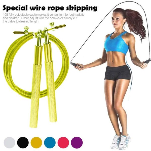 jump ropes speed rope fitness skipping exercise adjustable workout boxing training aluminum alloy gym equipment
jump ropes speed rope fitness skipping exercise adjustable workout boxing training aluminum alloy gym equipment
