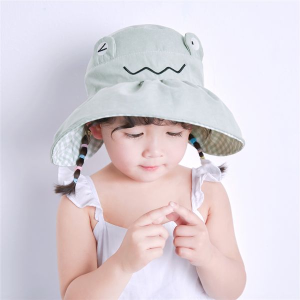 summer empty boys' new shade korean sun sun hat cute girl baby cartoon frog sunscreen hat, Yellow
summer empty boys' new shade korean sun sun hat cute girl baby cartoon frog sunscreen hat, Yellow