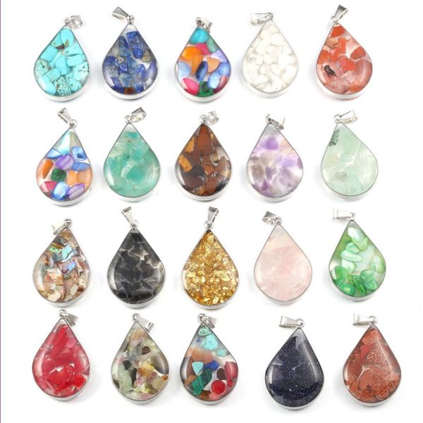 wholesale 10 pcs silver plated water drop tiger eye stone and resin pendant lapis lazuli fashion jewelry
wholesale 10 pcs silver plated water drop tiger eye stone and resin pendant lapis lazuli fashion jewelry