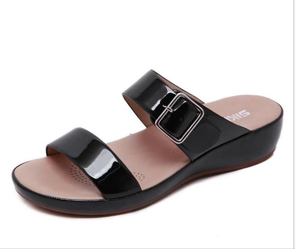 2020 women sandals shoes open toe super soft platform sandals women summer shoes nti-slip flat plus, Black
2020 women sandals shoes open toe super soft platform sandals women summer shoes nti-slip flat plus, Black