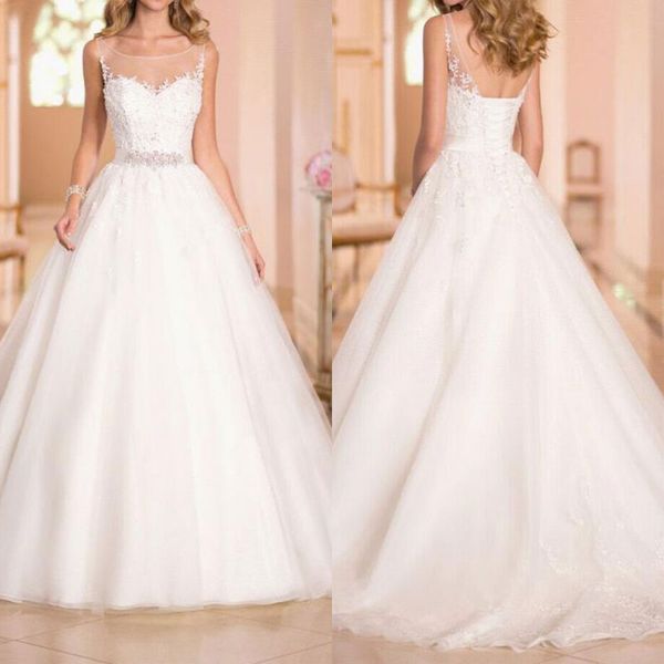 wedding dresses bridal ball gowns princess lace up corset scoop neck wedding gowns v neck petites plus size, White
wedding dresses bridal ball gowns princess lace up corset scoop neck wedding gowns v neck petites plus size, White