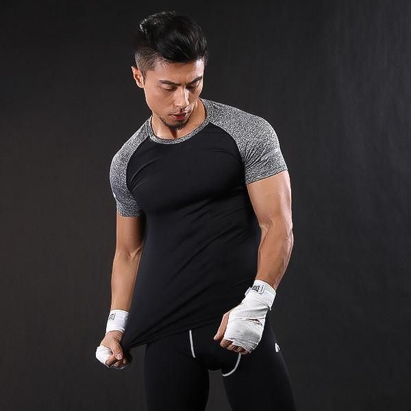 yoga outfits quick dry slim fit tees men patchwork t-shirts compression shirt bodybuilding fitness o-neck short sleeve running, White;red
yoga outfits quick dry slim fit tees men patchwork t-shirts compression shirt bodybuilding fitness o-neck short sleeve running, White;red
