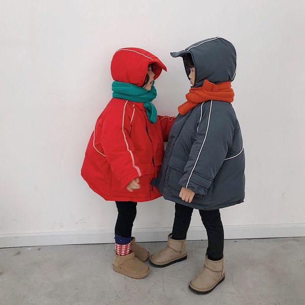 2019 winter new children's 90 boys and girls baby korean style hooded jacket down jacket mid-length white duck down down, Blue;gray
2019 winter new children's 90 boys and girls baby korean style hooded jacket down jacket mid-length white duck down down, Blue;gray