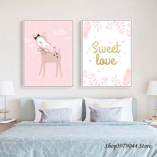 cute deer cartoon art canvas painting sweet love quotes nursery wall art print nordic poster pink wall pictures baby room decor
cute deer cartoon art canvas painting sweet love quotes nursery wall art print nordic poster pink wall pictures baby room decor