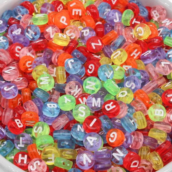 300pcs round mix color acrylic letter beads for jewelry making kid diy material loose spacer 4*7mm
300pcs round mix color acrylic letter beads for jewelry making kid diy material loose spacer 4*7mm