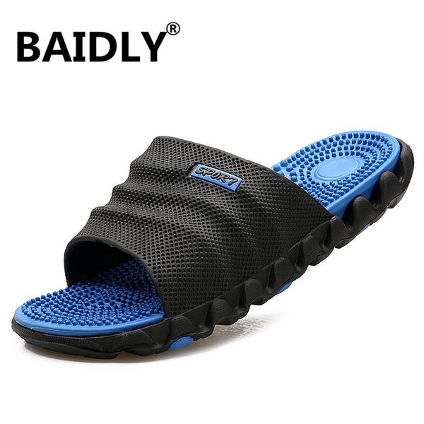 big size fashion massage men slipper shoes summer water male sandals flat beach shoes non-slip mens flip flop, Black
big size fashion massage men slipper shoes summer water male sandals flat beach shoes non-slip mens flip flop, Black